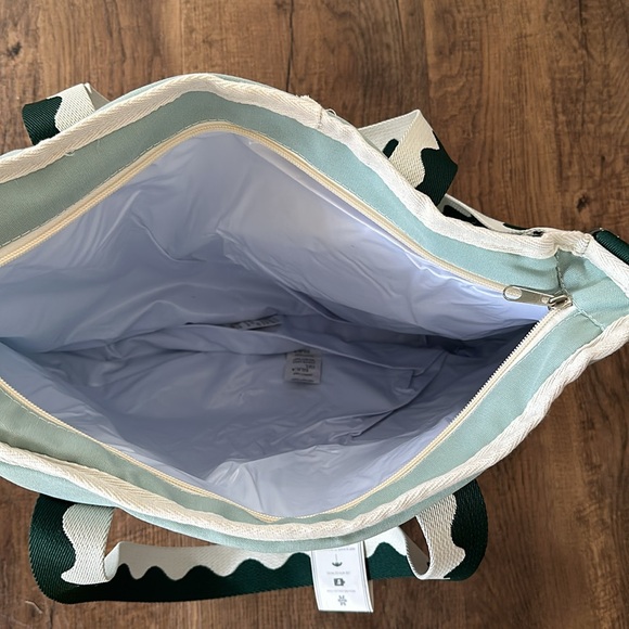 New with Tags Business & Pleasure Co. Cooler Tote Bag Light Blue - Picture 9 of 12